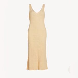 Gorgeous NWT knit cashmere and silk Nadaam dress with slit